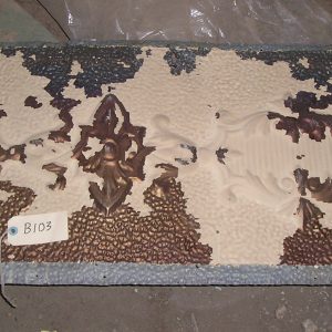uniquely patterned tin molding nd millwerk salvage and sales