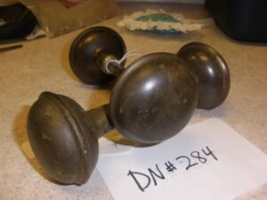 Steel Doorknob with Narrow Band on Edge