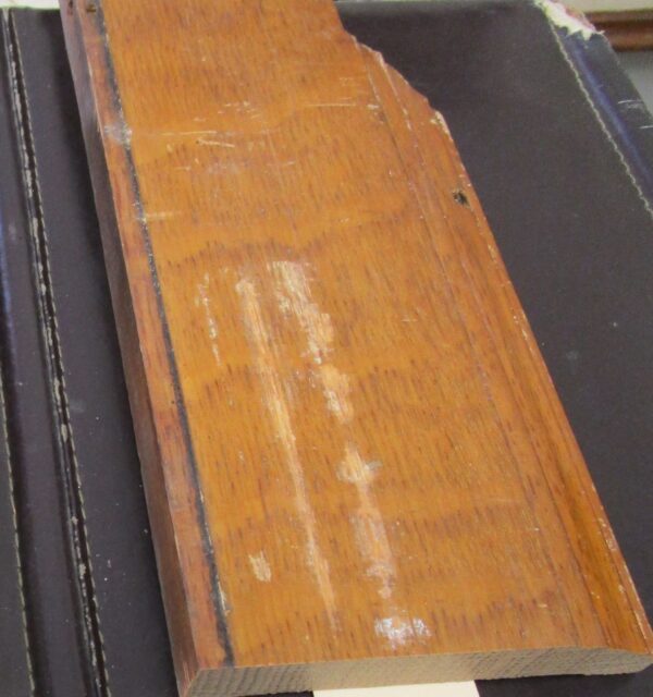 Quarter Sawn Oak with Beveled Edge