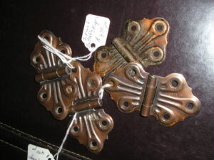 Japaned Butterfly Cabinet Hinges