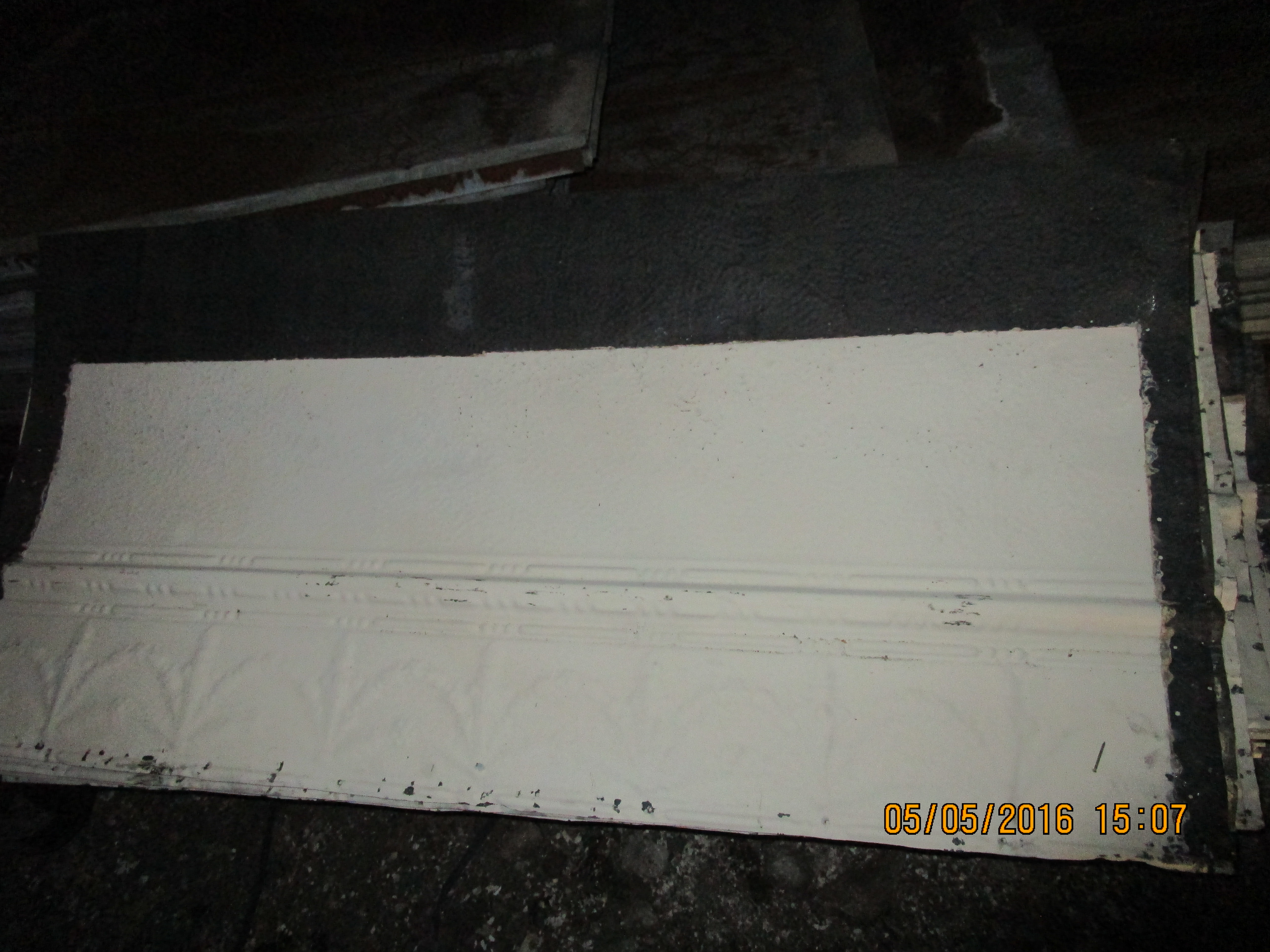 uniquely patterned tin molding nd millwerk salvage and sales