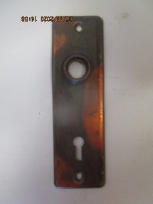 Plain Japaned Door Plates in Several Sizes