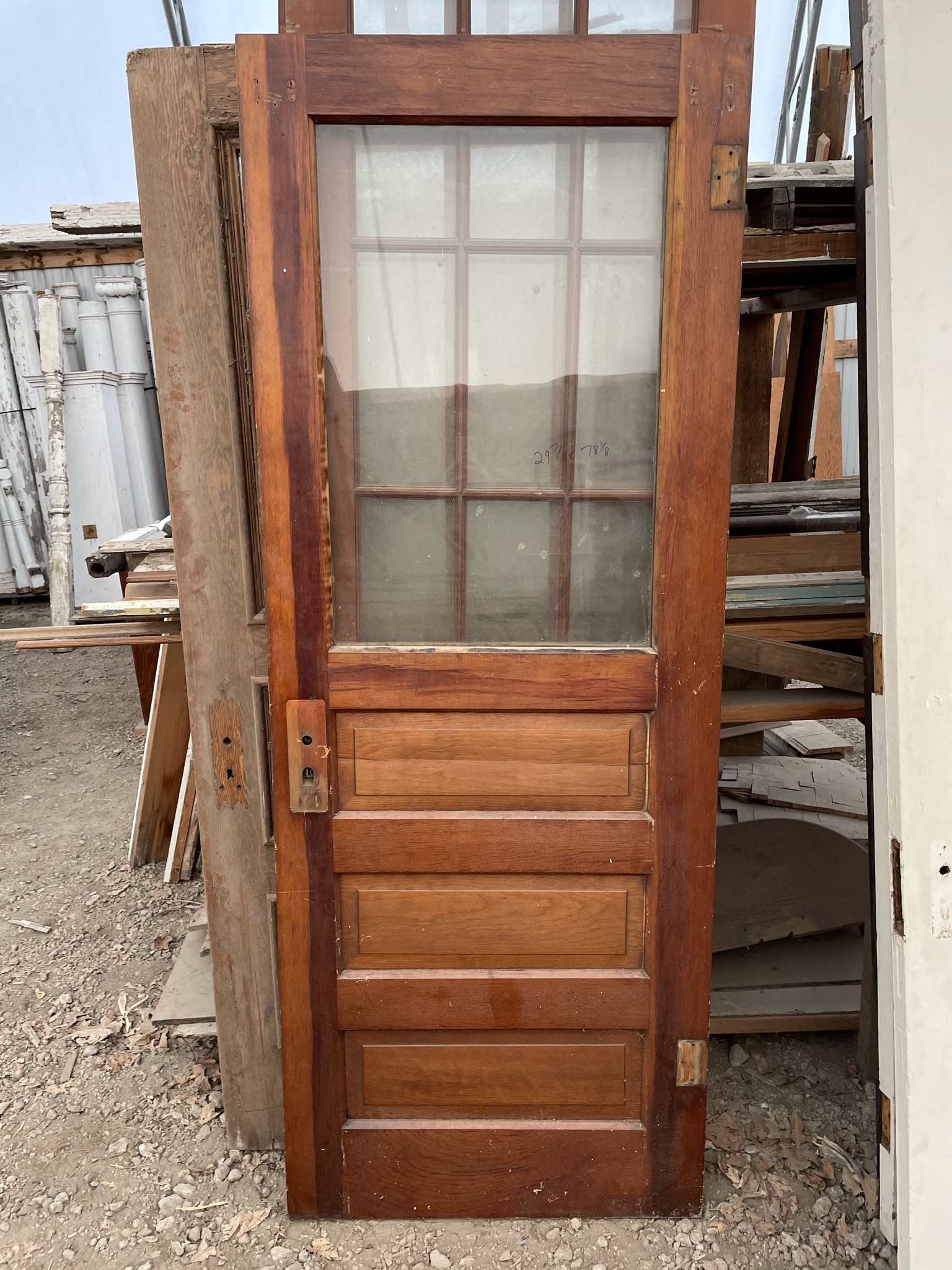 Classic Style Half Glass Door Nd Millwerk Salvage And Sales
