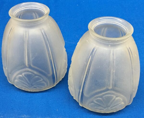 Pair of Fleur-de-lis Design Shades