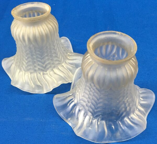 Pair of Ruffled Light Shades