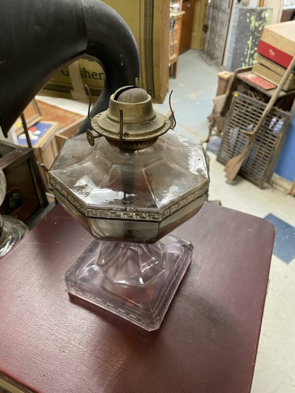 Amazing Greek Key Kerosene Lamp