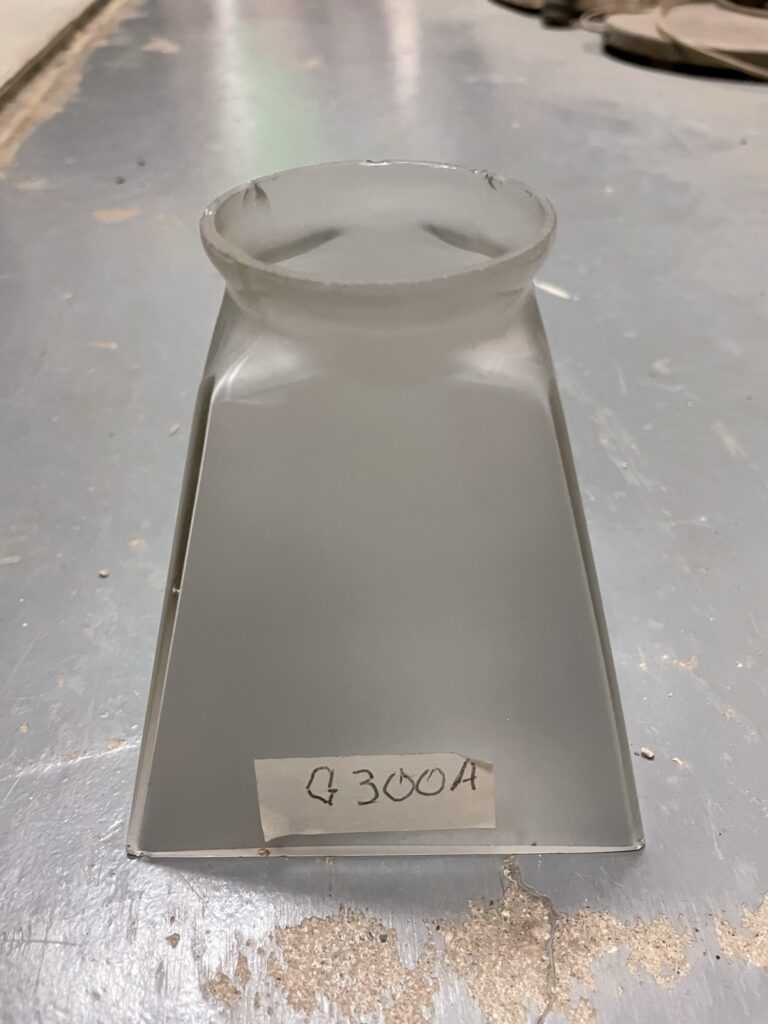 Square Frosted Glass Shades ND MillWerk Salvage and Sales