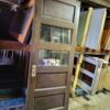 Interesting Paneled Door with Glass - Image 3