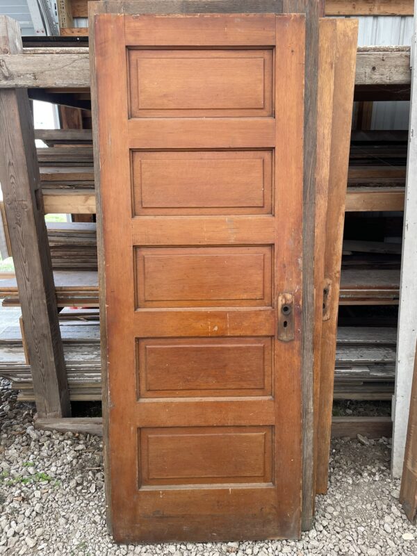 Set of Three Quartersawn Oak Doors