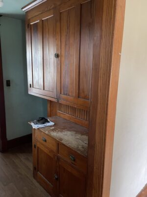 Two-Piece Pantry Cabinet