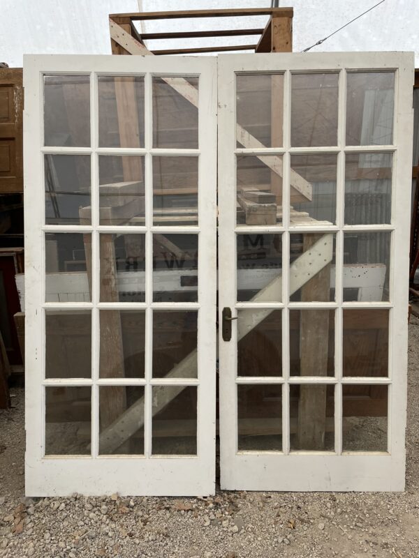 15-Pane French Door Pair