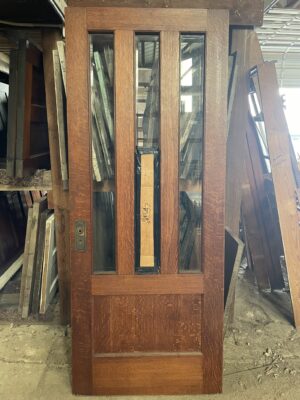 Quarter Sawn Oak Entry Door