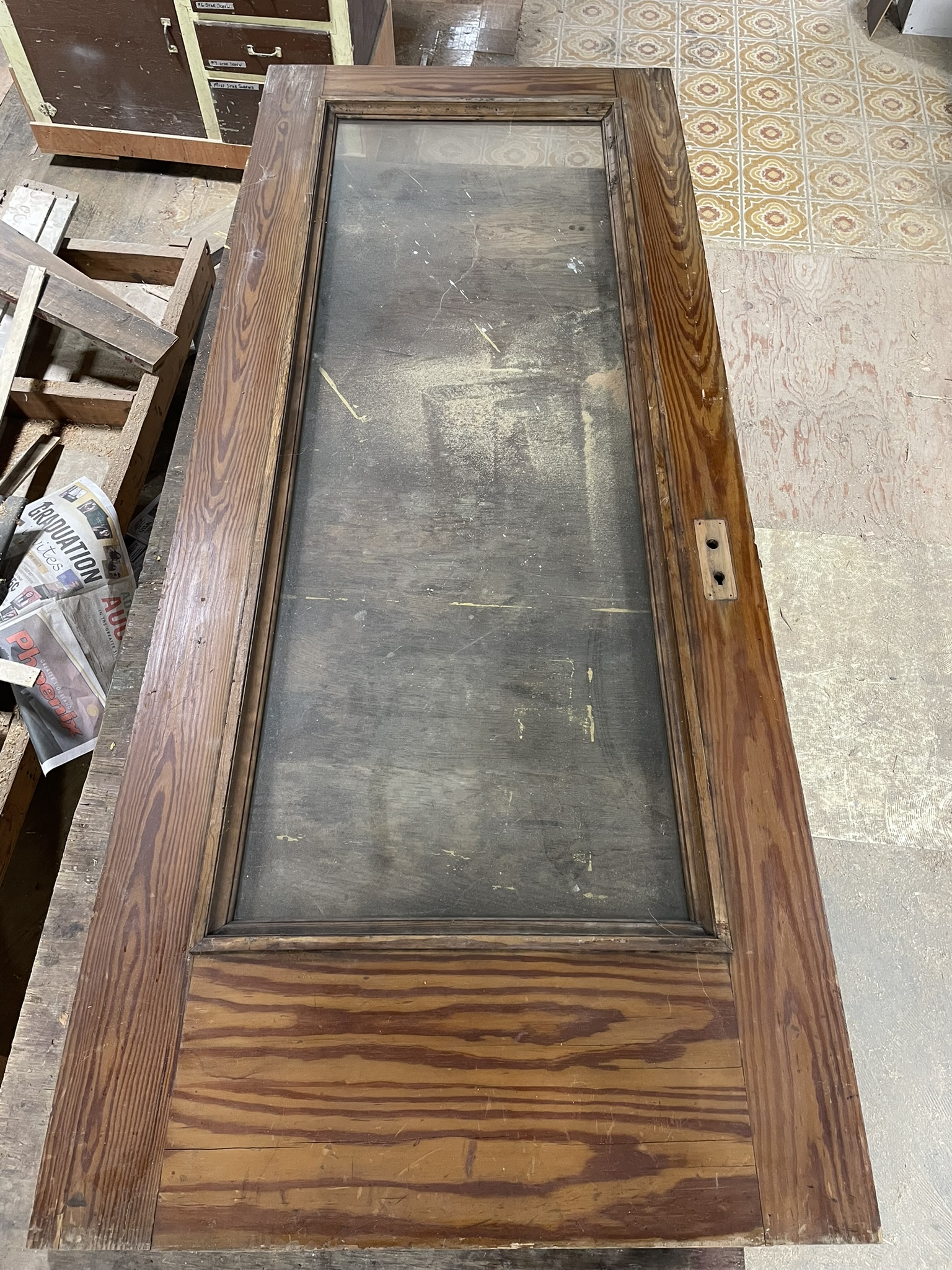 Two Matching Full Glass Doors - Image 3