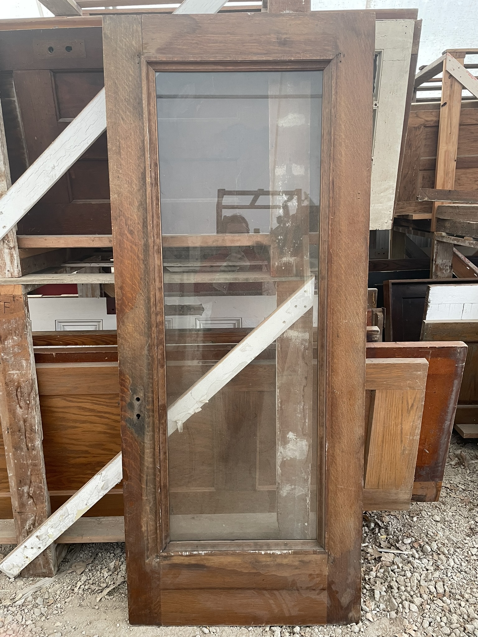 Two Matching Full Glass Doors - Image 4