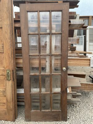 15-Pane Pine Door