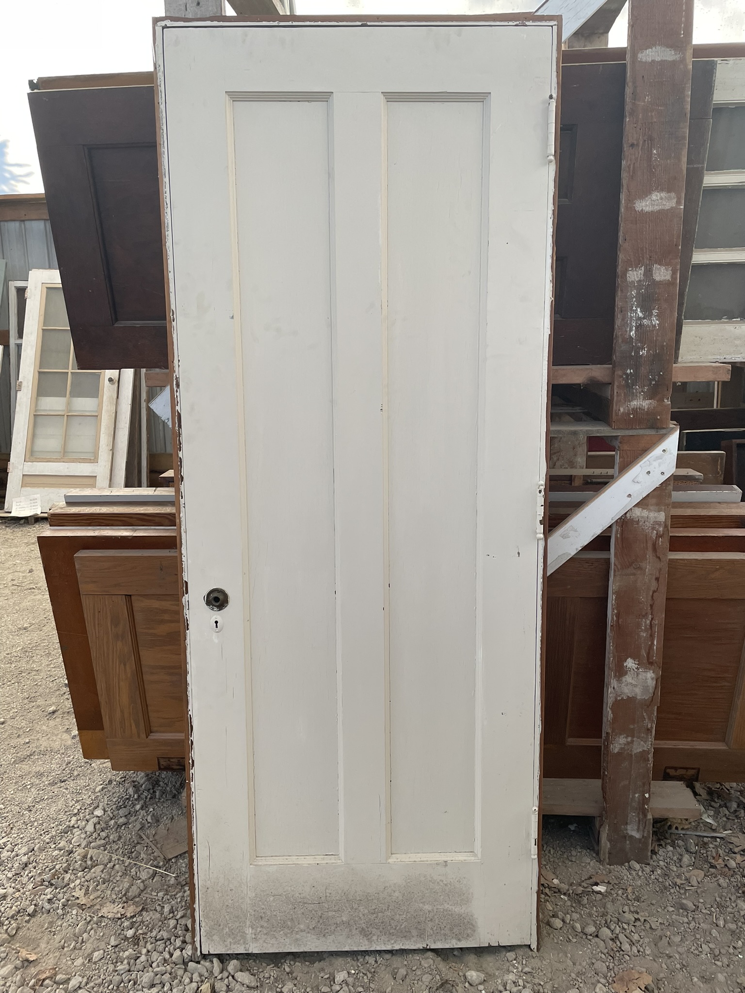 Four Matching Quartersawn Oak Doors - Image 3