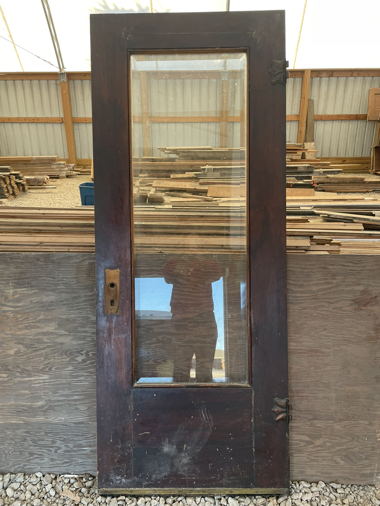 Beautiful Southern Pine Glass Door - Image 2