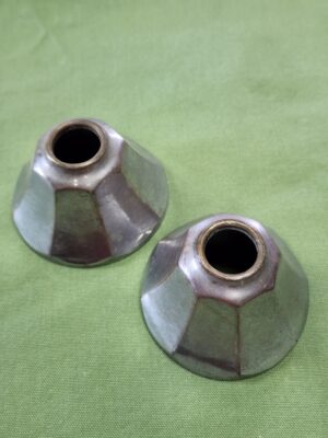 Chrome plated plumbing escutcheon