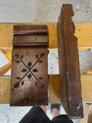 X-Pattern Carved Blocks