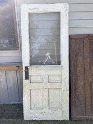 Beveled Glass Door with Nice Ledge