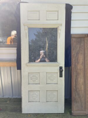 Two Beautiful Etched Glass Doors