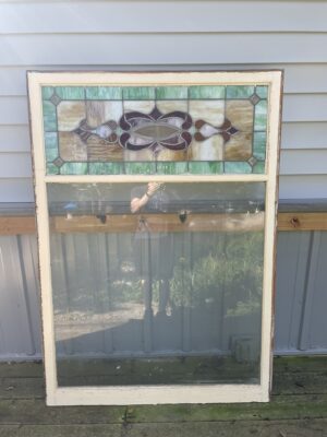 Pristine Jeweled Stained Glass Window